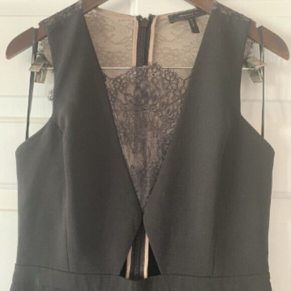 BCBG Black Jumpsuit with Lace detail - Picture 6 of 13